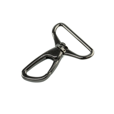 Karabiner 38mm schwarz glnzend