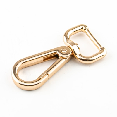 Karabiner 20mm gold hell