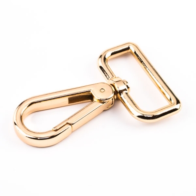 Karabiner 32mm gold hell