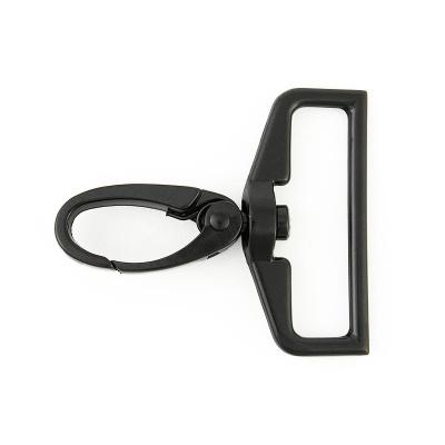 Karabiner 40mm schwarz lackiert