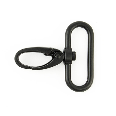 Karabiner 40mm schwarz lackiert
