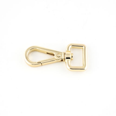 Karabiner 15mm gold hell