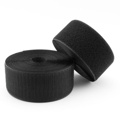 Klettband schwarz 38mm Industriequalitt kotex