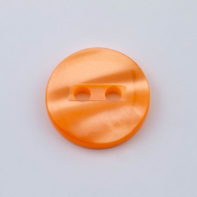 Knopf perlmutt orange 13 mm