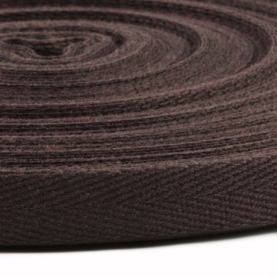 Köperband 10mm dunkelbraun