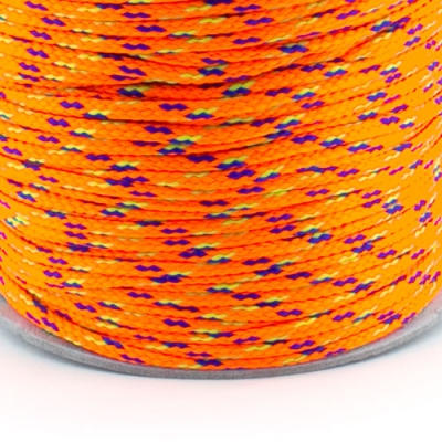 100m Kordel PES neon-orange grn blau 4mm