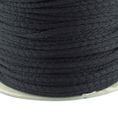 100m Kordel PES schwarz 4mm