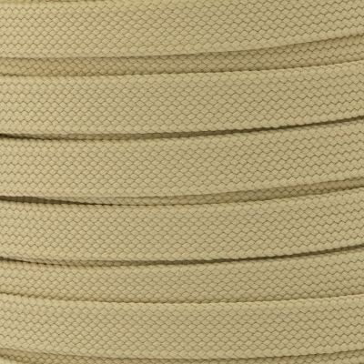 Flachkordel Polyester 12mm beige