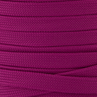 Flachkordel Polyester 12mm brombeere