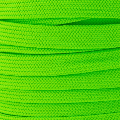 Flachkordel Polyester 12mm neon grün