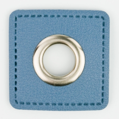 sen-Patches Quadrat mit 10mm se jeansblau