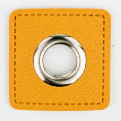 sen-Patches Quadrat mit 10mm se senfgelb