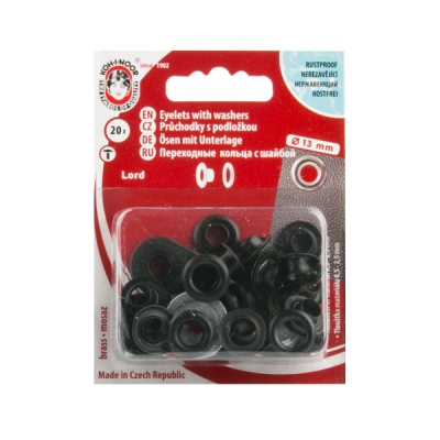 20 sen 7mm x 13mm schwarz