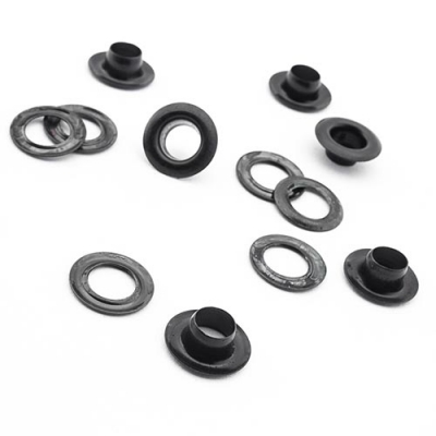 100 Stk. sen 7mm x 13mm schwarz brniert