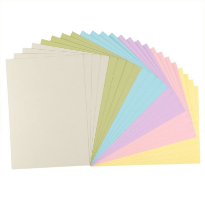 24 Blatt Papier selbstklebend DIN A4 Pastell