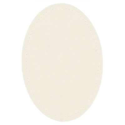 Prym Patches Velourslederimitat, aufbügelbar, 9,5 x 14,5 cm, wollweiß 929043