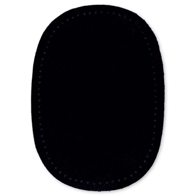 Prym Patches Veloursleder, zum Aufnähen, 10 x 14cm, schwarz 929355