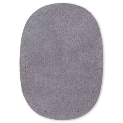 Prym Patches Veloursleder, zum Aufnähen, 10 x 14cm, grau 929359