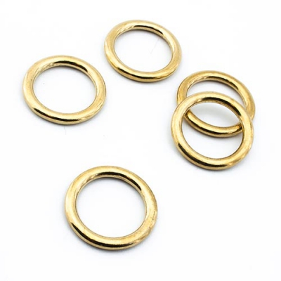4 Stck Rundring aus Messing 30 x 5mm