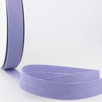 Schrgband violett aus Baumwolle PES 20mm