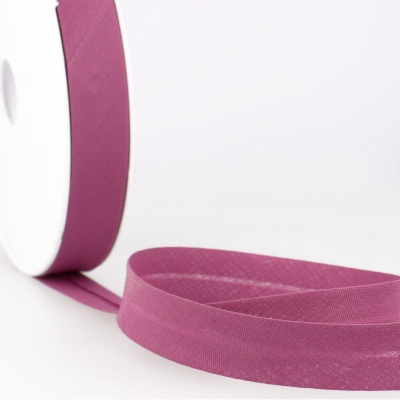 Schrgband lila aus Baumwolle PES 20mm