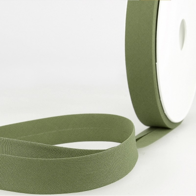 Schrägband grün aus Baumwolle PES 20mm