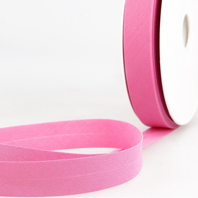 Schrgband pink aus Baumwolle PES 20mm