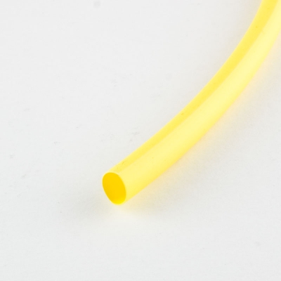 20cm Schrumpfschlauch 6,4 auf 3,2mm gelb
