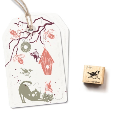 Ministempel Vogel Serge