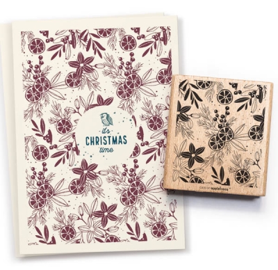 Stempel Hintergrund Weihnachtsmuster
