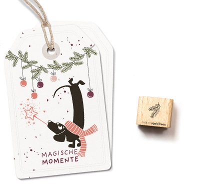 Ministempel Tannenzweig 4