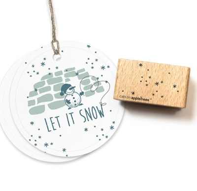 Stempel Schneegestöber