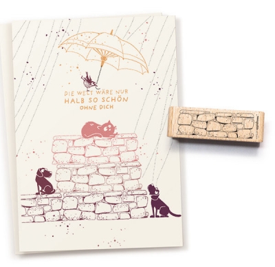 Stempel Steinmauer