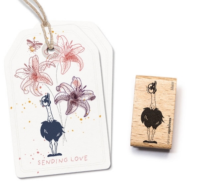 Stempel Vogel Strau Matti