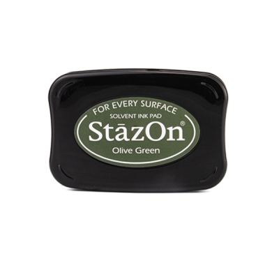 Stempelkissen StazOn 8 x 5 cm olive green