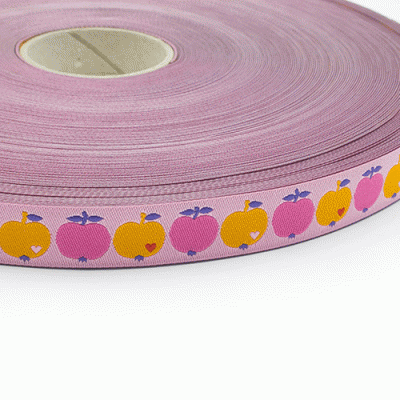 Webband byGraziela Apfel, pink-orange 15mm