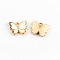 Anhnger Schmetterling wei 13 x 12 mm