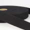 Gurtband Baumwolle schwarz 40mm