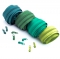 Reißverschluss-Set grün 5mm