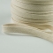 Flachkordel aus Baumwolle 12mm natur roh