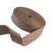Gurtband extra stark 38mm Raute mini braun