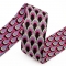 Gurtband 38mm Pfauenauge flieder pink