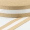Gurtband Polyester-Baumwolle 38mm beige wei