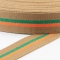 Gurtband Polyester Streifen braun grn orange 38mm