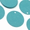 Geschenkanhnger aus Gmund La Vie Recyclee aquamarine rund 45 mm