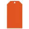 Geschenkanhnger aus Karton 45x80 mm orange
