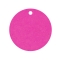 Geschenkanhnger aus Karton Kreis 60 mm pink