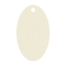 Geschenkanhnger aus Karton oval 32x54 mm antikwei