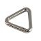 Karabiner 25mm dreieckig silber