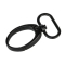 Karabiner 25mm schwarz